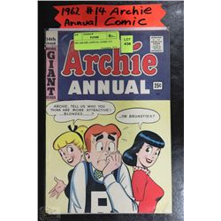 1962 ARCHIE ANNUAL COMIC #14
