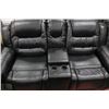 Image 4 : NEW BLACK LEATHERETTE RECLINING SECTIONAL