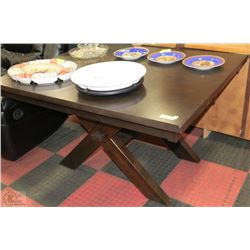 NEW 54" X42" X30"H TABLE WITH LEAF