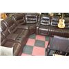 Image 1 : NEW CHOCOLATE BROWN LEATHERETTE RECLINING