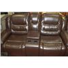 Image 4 : NEW CHOCOLATE BROWN LEATHERETTE RECLINING