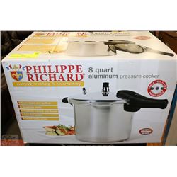 PHILIPPE RICHARD 8QT/7.5L ALUMINUM PRESSURE COOKER