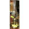 Image 1 : GLASS CHIMNEY OIL LAMP 14.5" TALL
