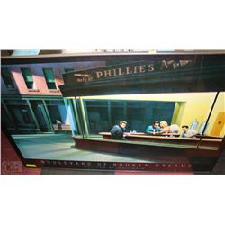 "BOULEVARD BROKEN DREAMS" PAINTING BY HELNWEIN