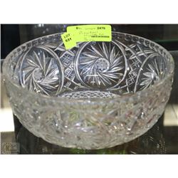PINWHEEL CRYSTAL BOWL