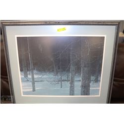 41" X 35" LTD ED "MIDNIGHT WOLF"  SIGNED ROBERT