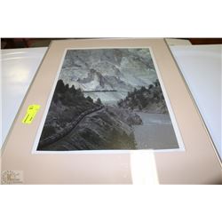 ESTATE CN RAIL FRAMED PRINT