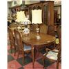 Image 1 : 1975 THOMASVILLE WOODEN DINING TABLE SET,6 CHAIRS