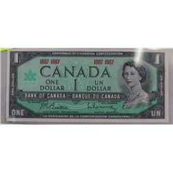 CANADIAN 1967 UNCIRCULATED CENTENNIAL $1 DOLLAR