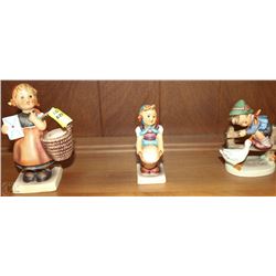 GOEBEL WEST GERMAN 3 PC FIGURINE COLLECTION