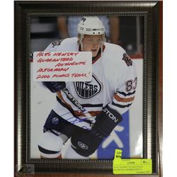 ALEX HEMSKY GUARANTEED AUTHENTIC AUTOGRAPH