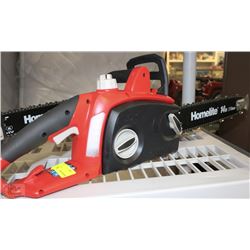 HOMELITE 14" ELECTRIC CHAINSAW