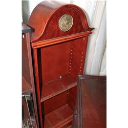 WOOD DECORATIVE MEDIA RACK