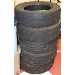 5 ASST. TIRES 14"