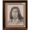 Image 1 : FRAMED NATIVE SKETCH