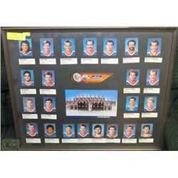 FRAMED 1990-1991 EDMONTON OILERS PLAYER PROFILES