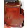 Image 1 : WOOD MAGAZINE RACK CABINET
