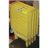 Image 1 : 4 NEW FOLDING PATIO TABLES