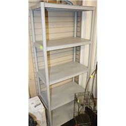 5 TIER PLASTIC SHELF 15" X 28" X 68"