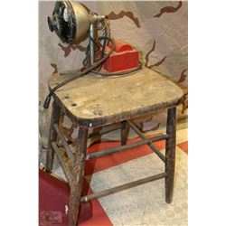 VINTAGE  CHAIR WITH LIGHT