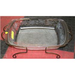 LARGE FANTASIA CASSEROLE DISH