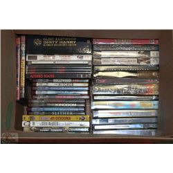 BOX OF 35 DVD'S ASSORTED