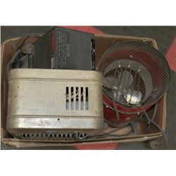 BOX WITH ASSORTED HEATERS