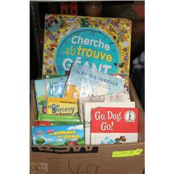 LARGE BOX OF CHILDREN'S BOOKS INCL. WALT