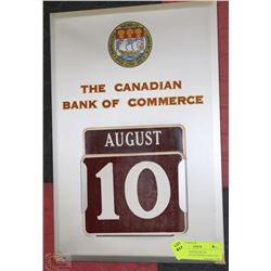THE CANADIAN BANK OF COMMERCE CALENDAR COMPLETE