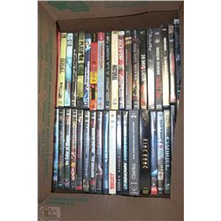 BOX OF 40 DVD'S ASSORTED