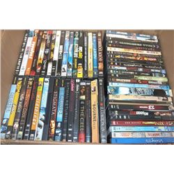 BOX OF 60 DVD'S ASSORTED