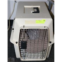 MEDIUM SIZE PET CARRIER , NEW PET BED , STAINLESS