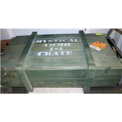 MYSTICAL AMMO WOODEN CRATE 20"X37"X12" HIGH