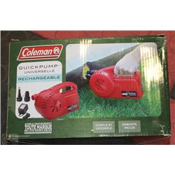 NEW COLEMAN QUICK PUMP IN BOX
