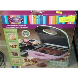 NOSTALGIA ELECTRIC 4-IN-1 BAKERY BITES EXPRESS NEW