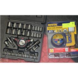 IRWIN DOOR LOCK INSTALLATION KIT AND JOBMATE