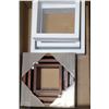 Image 1 : 2 SETS NESTING WALL CUBES 3 BROWN 3 WHITE
