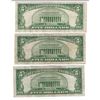 Image 2 : 1934 $5 Silver Certificate Currency Lot of 3