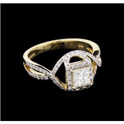 1.17 ctw Diamond Ring - 14KT Yellow Gold