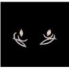 Image 1 : 1.53 ctw Diamond Earrings - 14KT White Gold