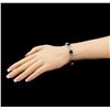 Image 3 : Crayola 27.00 ctw Garnet and White Sapphire Bracelet - .925 Silver