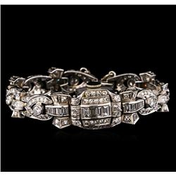 Hamilton Platinum 4.63 ctw Diamond Case Cover Ladies Vintage Watch