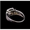 Image 3 : 0.55 ctw Diamond Ring - 10KT White Gold