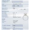 Image 10 : EGL Cert 3.02 ctw Diamond Ring - 14KT White Gold