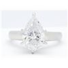 Image 2 : EGL Cert 3.02 ctw Diamond Ring - 14KT White Gold
