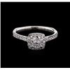 Image 2 : 1.11 ctw Diamond Ring - 18KT White Gold