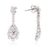 Image 2 : 14KT White Gold 1.83 ctw Diamond Earrings