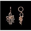 Image 2 : 1.77 ctw Diamond Earrings - 14KT Rose Gold