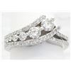 Image 1 : 0.89 ctw Diamond Ring - 14KT White Gold