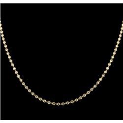 8.01 ctw Diamond Necklace - 18KT Yellow Gold